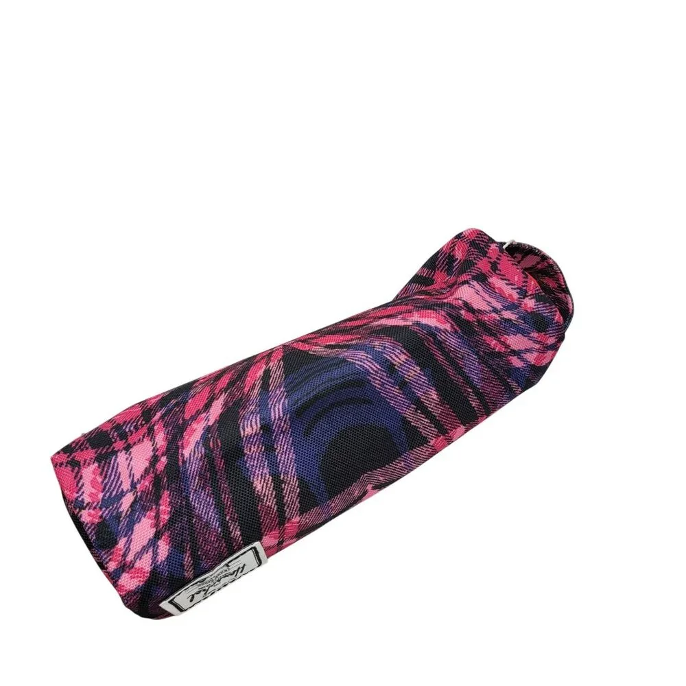 Herschel Kids Pencil Case Pink Plaid With Zippered Compartment & Handle